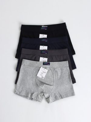 Boxer algodão liso c/ elástico menino