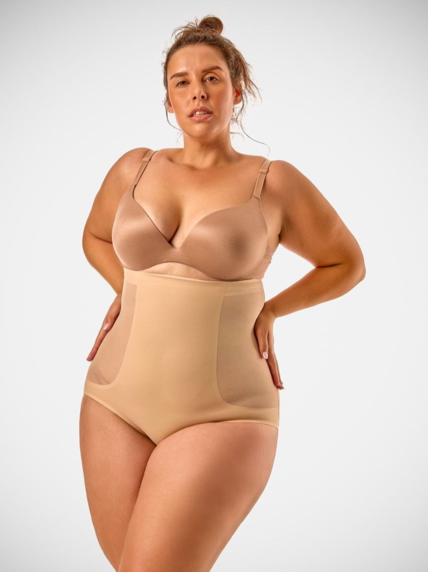 Cueca Alta Modeladora/Cinta de controlo Abdominal Kehat